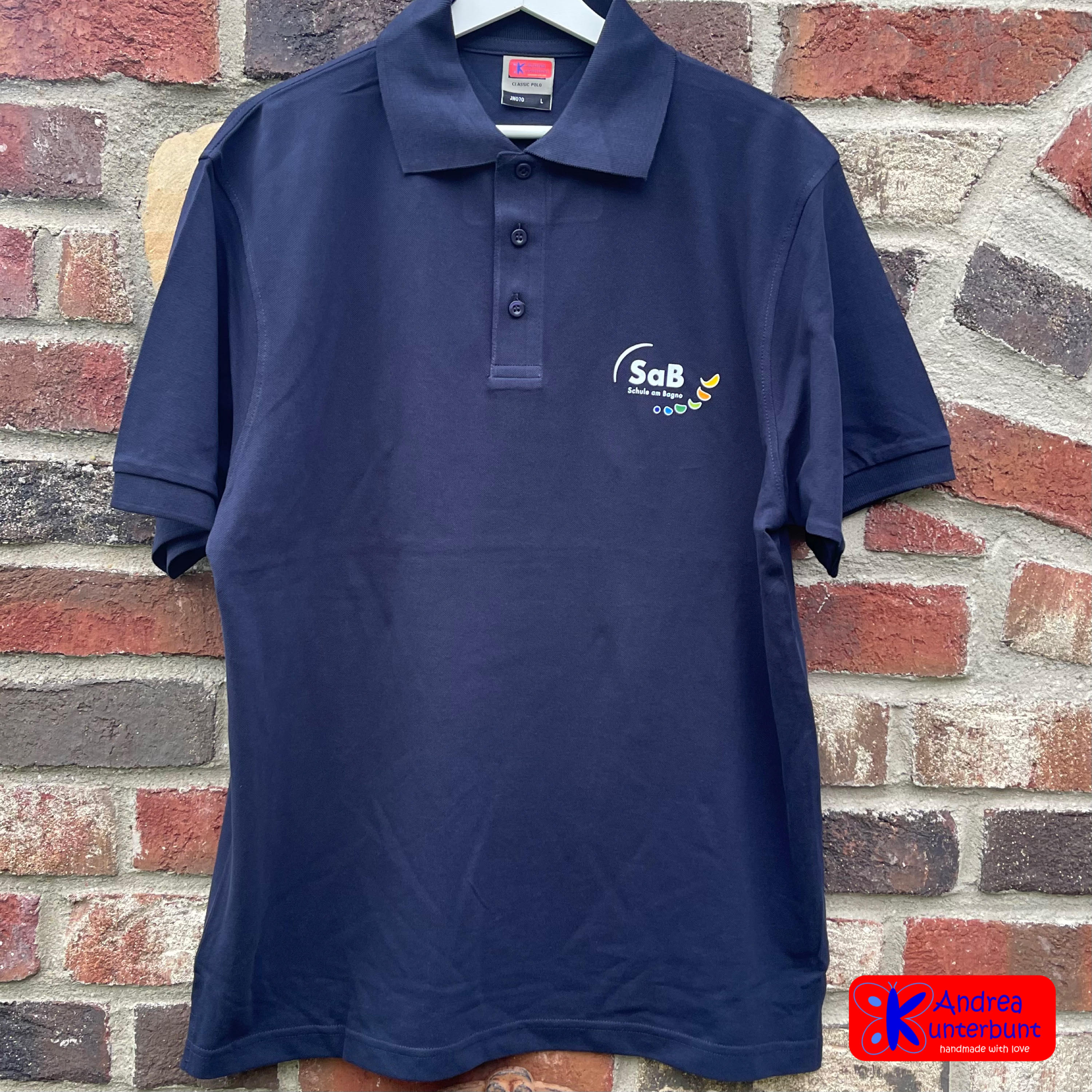 Unisex Polo-Shirt – Schule am Bagno