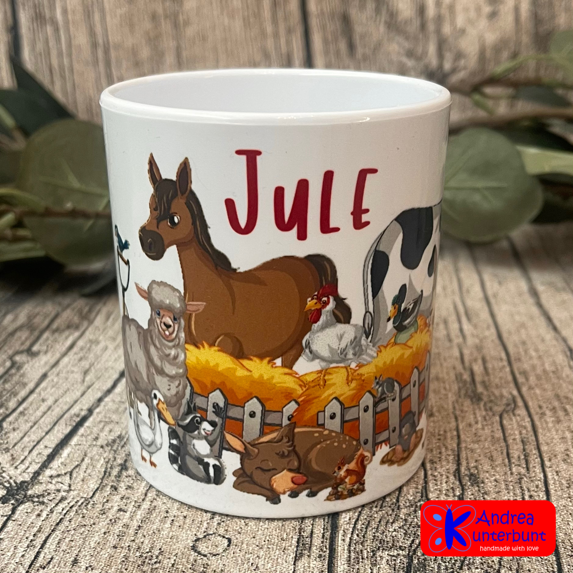 Kunststofftasse - Personalisierbar