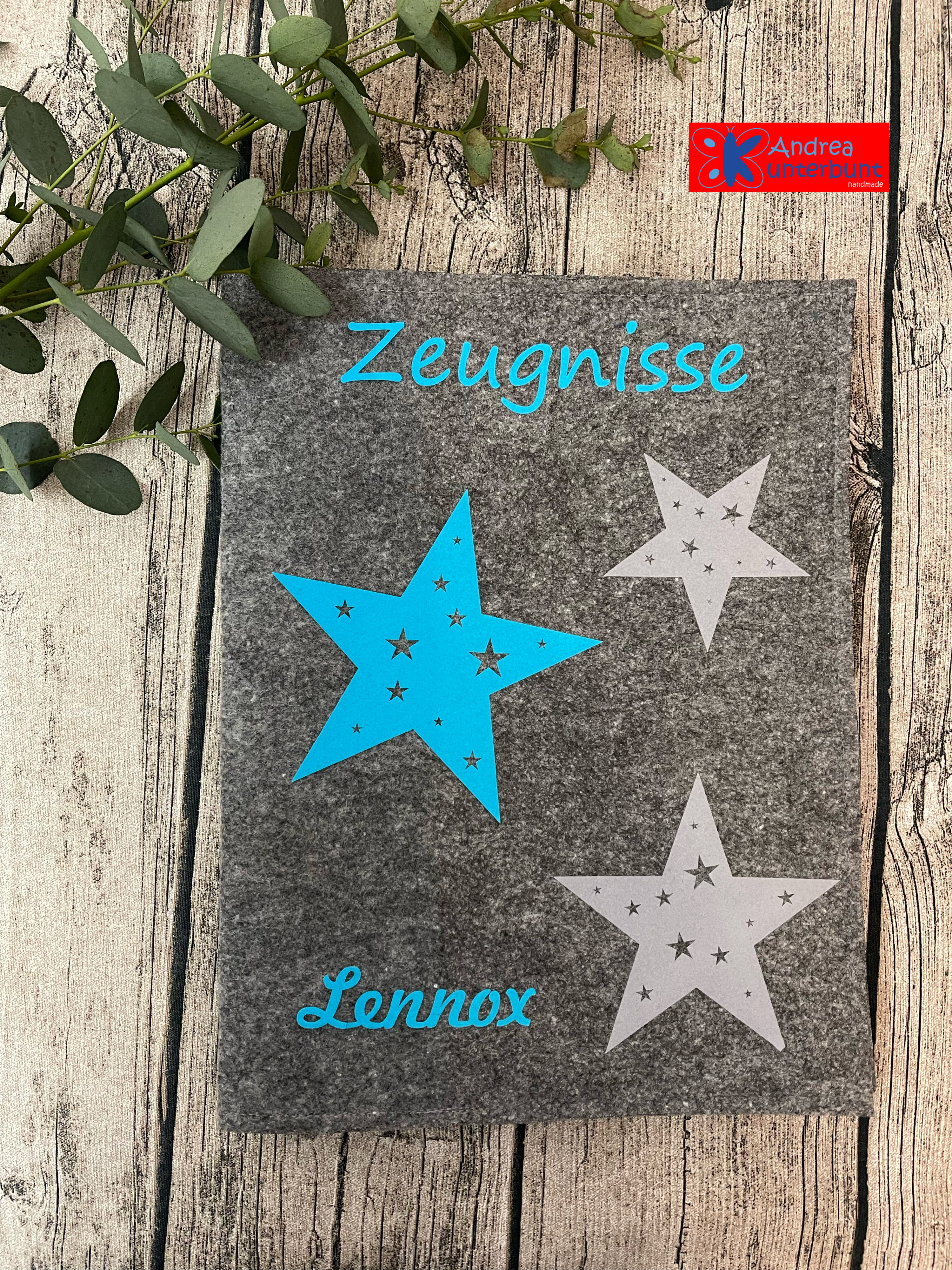 Zeugnismappe Personalisierbar
